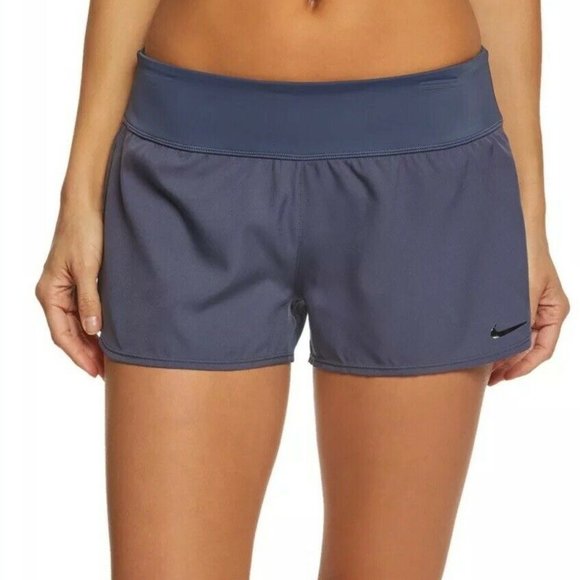 Nike Other - NIKE Solid Blue Gray Element Swim Board Shorts